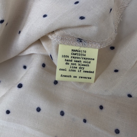 Off-white shirt with black dot pattern - Pins and Needles - Large - Picture 6 of 7